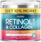 MOONRIN COSMETICS MOONRIN Retinol Cream for Face - Collagen and Retinol Moisturizer with Hyaluronic Acid, Day-Night Anti-Aging Moisturizer for Women, Men, Collagen Cream for Face Reduces Wrinkles, Dry