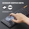 ProtoArc Foldable Bluetooth Keyboard, XK01 Folding Wireless Portable Keyboard with Numeric Keypad, Full-Size Travel Keyboard for Windows iOS Android Tablet Smartphone Laptop PC, Black