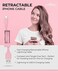 LIQUIPEL Powertek Retractable MFi Certified Charger Compatible for Apple iPhone, iPad, 3ft Cable, Lightning to USB Cable Cord, Fast Charging Lightning Cable (Pink