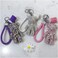 BONICI Creative Cool Diamond Bear Design Pendant Keychain Key-Chains Keyrings