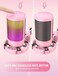 FIFINE USB Gaming PC Microphone for Streaming Podcasts, AmpliGame RGB Computer Condenser Desktop Mic, Cardioid Pattern for YouTube Video, Plug and Play on PS4 PS5, with Quick Mute, Mic Gain-A6V Pink