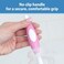 Dr. Brown's Dr Brown's Natural Flow Dr. Soft Touch No Scratch Baby Bottle Cleaning Brush Cleaner with Stand and Storage Clip, BPA Free, Pink 1-Pack