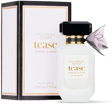Victoria's Secret Tease Cr&egrave;me Cloud Eau de Parfum, Notes of Vanilla Meringue, Santal FlowerSheer Amber, Perfumes for Women (1.7 oz