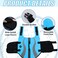 EMUST Dog Flotation Vest, Reflective Life Jacket for Small Dogs with Rescue Handle, Small Dog Vests Lifesaver for Swimming Boating Water with Front Neck Float, Blue,S