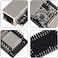 DWEII WT32-ETH01 ESP32 Module Ethernet WiFi Bluetooth Development Board WT32-ETH01 Embedded Serial Port to Ethernet Converter Serial to WiFiBluetooth MCU Module Pack of 1