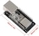 DWEII WT32-ETH01 ESP32 Module Ethernet WiFi Bluetooth Development Board WT32-ETH01 Embedded Serial Port to Ethernet Converter Serial to WiFiBluetooth MCU Module Pack of 1