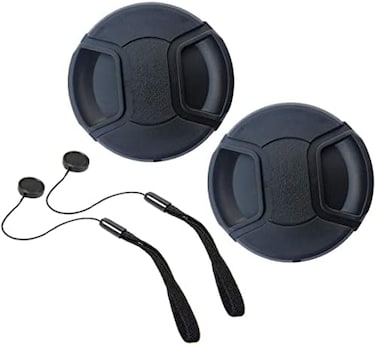 HUIPUXIANG 58mm Lens Cap Cover for Fuji Fujifilm Fujinon XF 18-55mm f/2.8-4 R LM OIS,XF 33mmF1.4 R LM WR Lens, [2 Pack]
