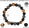 Denchy Triple Protection Bracelet, Tigers Eye - Black Obsidian and Hematite Beaded Bracelets for Men Women, Tourmaline Spiritual Natural Crystal Stone Luck Bracelet, Birthday Mother's Day Gift