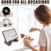 PUERSI Recipe Book Stand for Kitchen, Wooden Cookbook Holder for Display Stand, Farmhouse Cook Book Stand for Reading Hands Free, Rustic Recipe Holder for Cooking and Cookery Book Stand for Counter