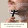 Leaf ShaveThorn Razor, Black - Eco-Friendly Razor for MenWomen, Single-Blade Safety Razor with Stainless Steel Blades, Recommended for Face Shavers with Coarser Hair