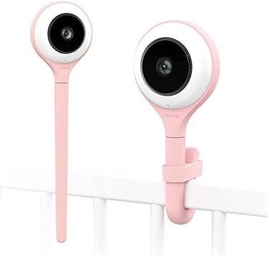 HogoR Lollipop Baby Monitor with True Crying Detection (Cotton Candy- Smart WiFi Baby Camera - Camera with Video, Audio and Sleep Tracking