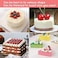 طوق كيك من BYKITCHEN، طوق أسيتات للكيك مقاس 10 بوصات، صفائح أسيتات شفافة كبيرة لتغليف وتزيين كيك موس الشوكولاتة (طول 394 بوصة)