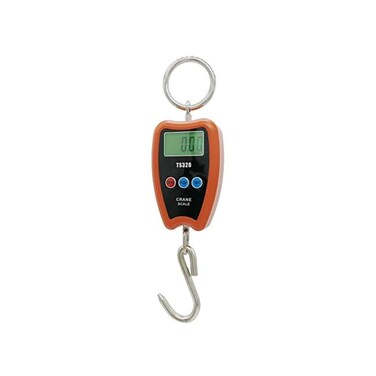 Outmate Digital Crane Scale 300kg/660lbs 200kg/440lbs with LED Handheld Mini Hanging Scale for Garage Farm Hunting Fishing Etc(200kg/Plastic Shell/Orange