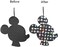 JOYMOMO Hanging Brooch Pin Organizer Enamel Pin Display Cute Cartoon Shape Brooch Pin Display Storage Holder for Brooch Pin(Without Accessories(black-mouse