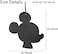 JOYMOMO Hanging Brooch Pin Organizer Enamel Pin Display Cute Cartoon Shape Brooch Pin Display Storage Holder for Brooch Pin(Without Accessories(black-mouse
