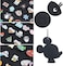 JOYMOMO Hanging Brooch Pin Organizer Enamel Pin Display Cute Cartoon Shape Brooch Pin Display Storage Holder for Brooch Pin(Without Accessories(black-mouse