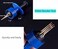 Drchoer 2X Pellet Bander Tool Micro Bait Bands Banding Match Coarse Fishing Terminal Tackle Set w/ 600 Bands