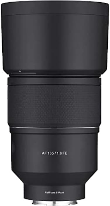 Samyang 135mm F1.8 AF Full Frame Auto Focus Telephoto Lens for Sony E Mount Cameras, Black, SYIO13518-E