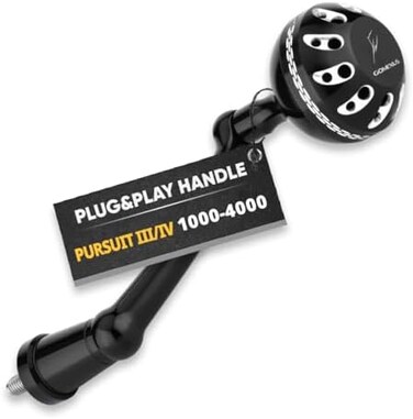 مقبض GOMEXUS Power Handle لبكرة الصيد الدوارة Penn Pursuit III/IV Clash I II Conflict I 1000-4000 (غير مناسب لبكرة Conflict II)