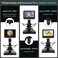 مجهر أندونستار AD246S-P الرقمي المزود بمنفذ HDMI وشاشة 7 بوصات، تكبير 4000x، ثلاث عدسات، تسجيل فيديو فائق الدقة 2160P، مجهر خاص بالعملات المعدنية ذات الأخطاء، طقم مجهر بيولوجي للكبار والصغار، شرائح مُ