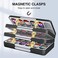 HEIYING Game Card Case Holder Compatible with Nintendo SwitchSwitch OLED,Portable Switch Lite Game Memory Card Storage with 96 Game Card Slots and 24 Micro SD Card Slots (Black