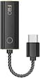 FiiO JadeAudio KA1 Headphone Amps Amplifier Tiny USB DAC High Resolution 3.5mm Lossless for Smartphones/PC/Laptops/Players(Type C, Black