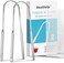 Bealihelp 2 Pack Tongue Scraper, 100% Surgical 304 Stainless Steel Tongue Cleaner for Adults And Kids, Professional Tongue Brush for Oral Care, Improve Bad Breath and Fresh Breath