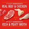Stella &amp; Chewy's StellaChewy's Lil Bites Savory Stews for Small Breeds BeefChicken Dinner in Broth, 2.7 oz. Cups
