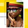 Hoteam 5 Pieces Rasta Women's Jewelry Set Rasta Accessories for Women Include Rasta Headband, Rasta Sunglasses, Wood Dangle Earrings, Jamaica Necklace, Jamaica Bracelet for Women