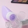 INSFIT Portable Travel Bottles, TSA Carry On Approved Toiletries Containers, 90ml Leak Proof Squeezable Silicone Tubes, Refillable Travel Accessories for Shampoo 4 Pack Purple