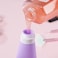 INSFIT Portable Travel Bottles, TSA Carry On Approved Toiletries Containers, 90ml Leak Proof Squeezable Silicone Tubes, Refillable Travel Accessories for Shampoo 4 Pack Purple