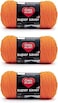 Red Heart Super Saver Pumpkin Yarn - 3 Pack of 198g/7oz - Acrylic - 4 Medium (Worsted- 364 Yards - Knitting/Crochet