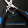 mouhike Fishing Pliers Stainless Steel Fish Hook Remover with Sheath and Lanyard Split Ring Pliers Fishing Braid Line Cutter Tools Corrosion Resistant Fishing Gear for Freshwater Saltwater