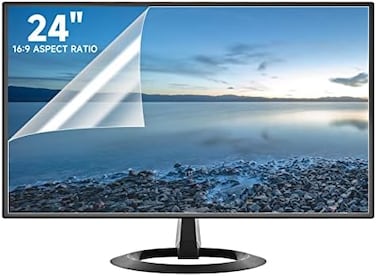 ANTOGOO V 2 Pack 24 Inch Anti Glare Matte Screen Protector for 24 Inch 16:9 Sceptre/LG/Dell/HP/Acer/ViewSonic/ASUS/Aoc/Samsung Widescreen Monitor, Eye Protection Anti ScratchAnti Glare Film