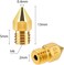 Creality Official Ender 3 Nozzles 0.4mm 5PCS, 3D Printer Brass Hotend Nozzles for Ender 3/Ender 3 V2/Ender 3 Pro/Ender 3 Max/Ender 5 Series and CR 10 Series