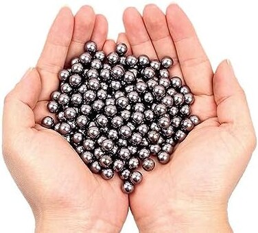 Comidox 400PCS 6mm Steel Balls, Slingshots with Marbles Ball Beads