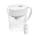 Brita Water Filter Pitcher for Tap and Drinking Water with 1 Standard Filter, Lasts 2 Months, 6-Cup Capacity, BPA Free, White