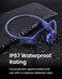 SHOKZ OpenRun Mini, Bone Conduction Sports Headphones, Bluetooth Wireless Earphones with Mic, 8H Playtime, Open-Ear Waterproof for Running Workout (Blue
