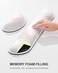 Auhoahsil Large Mouse Pad with Wrist Rests for KeyboardMouse, Thick Soft Ergonomic Memory Foam Wrist Supports, BigLong Desk Mat 35.5 x 15.7 in, for Office Gaming Computer, White Marble