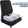 WAOAW Seat Cushion, Office Chair Cushions Butt Pillow for Long Sitting, Memory Foam Chair Pad for Back, Coccyx, Tailbone Pain Relief (Grey