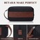 Vorspack Toiletry Bag for Men - Large Dopp Kit for Travel Water Resistant Travel Bag for Toiletries Accessories Lightweight Toiletries Bag - Black, Black, Medium