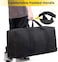 Vorspack Extra Large Duffle Bag for Travel - 100L Duffel Bag for Men Gear Bag for Storage Foldable Weekender Bag for Overnight Camping - Black