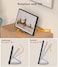 QUIQEI Laivli Aluminum Echo Show 15 Stand, Echo Show 15 Stand Swivel and Tilt, Adjustable Foldable Stand for Echo Show with 360 Degree Rotatable Base