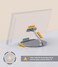 QUIQEI Laivli Aluminum Echo Show 15 Stand, Echo Show 15 Stand Swivel and Tilt, Adjustable Foldable Stand for Echo Show with 360 Degree Rotatable Base