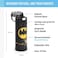THERMOS FUNTAINER 16 Ounce Stainless Steel Vacuum Insulated Bottle with Wide Spout Lid, Batman