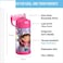 THERMOS FUNTAINER 12 Ounce Stainless Steel Vacuum Insulated Kids Straw Bottle, Gabby's Dollhouse, F4102GB6, FUNTAINER 12 Ounce Bottle