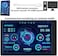 WOWNOVA English Version Computer Temp Monitor, Sensor Panel Display, Temperature Display for ARGB Case Secondary Screen, IPS USB Mini Screen CPU RAM HDD Data Monitor