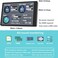 WOWNOVA English Version Computer Temp Monitor, Sensor Panel Display, Temperature Display for ARGB Case Secondary Screen, IPS USB Mini Screen CPU RAM HDD Data Monitor