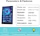 WOWNOVA English Version Computer Temp Monitor, Sensor Panel Display, Temperature Display for ARGB Case Secondary Screen, IPS USB Mini Screen CPU RAM HDD Data Monitor