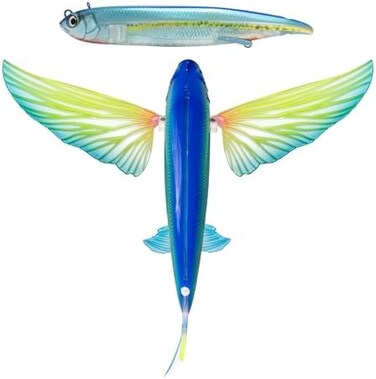 Nomad Design Slipstream 140 Flying Fish - Ahi Ghost, 140mm - 5.5 Inch